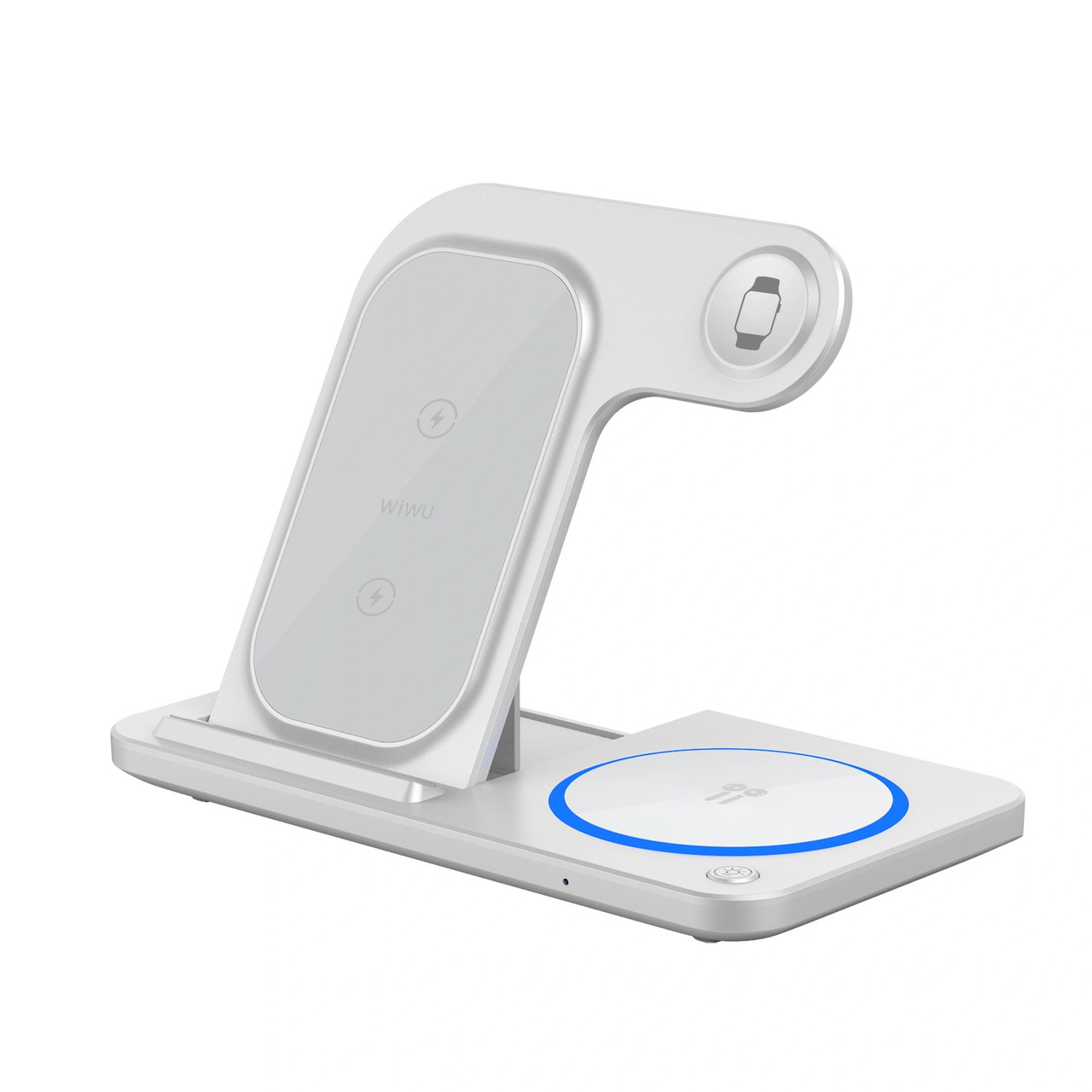Бездротовий зарядний пристрій складаний WiWU Foldable 3 in 1 Wireless Charger Wi-W020