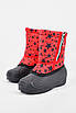 Дутики дитячі зі з`ємною шкарпеткою червоного кольору з зірочками 196044T Безкоштовна доставка, фото 2