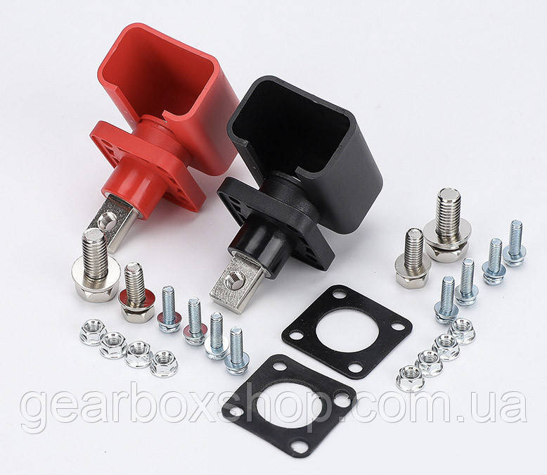 Клемма проходная с крышкой Корпусная клемма проходная с крышкой 200А ...