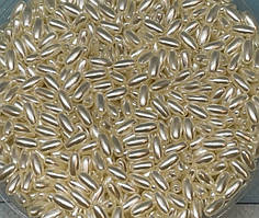 Перли-Рис, розмір 4*8 мм, колір-молочний, упаковка 100 шт., Молочний