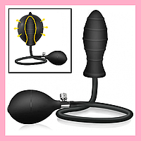 Пробка розширювач для чоловіків і жінок, Анальний корок надувний з клапаном, Інтимні іграшки