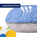 Подушка П-подібна IDEIA 140х75х20 см U-shape для вагітних, реабілітації та щоденного комфорту, з наволочкою на блискавці, фото 6