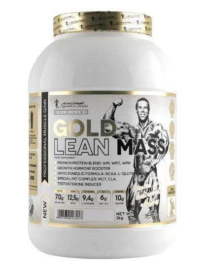 Високобілковий гейнер Kevin Levrone Gold Lean Mass 3000 грам Смак : Chocolate
