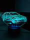 3d-світильник БМВ М5 Е30 BMW, 3д-нічник, кілька підсвіток (на пульті), подарунок автолюба, фото 9