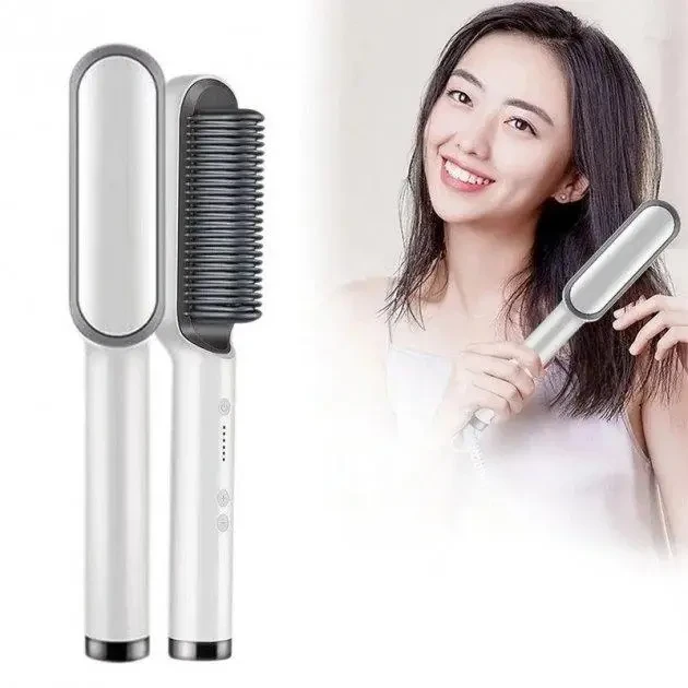 Щітка для укладання волосся, випрямляч Hair Straightener HQT-909