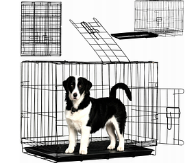 Клітка транспортер для перевезення собак 60x42x50см