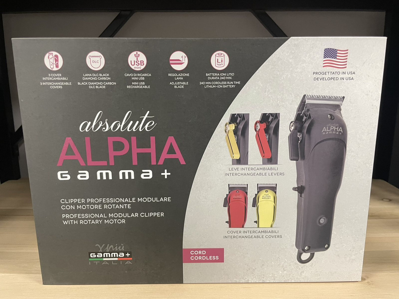 Машинка для стриження волосся Gamma Piu Absolute Alpha
