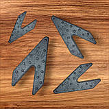 🇺🇦 Грузило макушатник "Ластівчин хвіст", вага 80 грамів , колір муар з шагренью 🇺🇦, фото 2