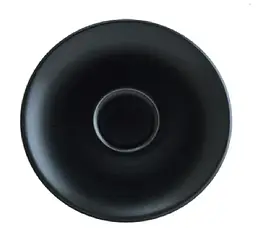 Блюдце для чашки Bonna Notte NOTGRM02KT 12 см чорне