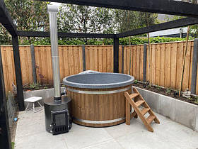 Дерев'яна купіль кругла з дуба LNK