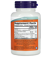 Цитрат кальцію NOW Foods 100 таблеток, фото 2