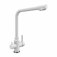 Смеситель для кухонной раковины Platinum с подключением к фильтру белый KT 8201 (8626)