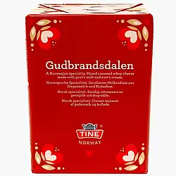 Gudbrandsdalen TINE Norway 1 кг коричневий карамельний сир Гудбрандсдален Норвегія