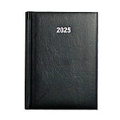 Щоденник датований 2025 Brunnen А5 "Молдова", обкладинка Miradur чорний