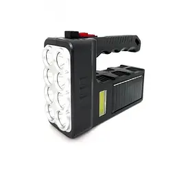 Ліхтарик акумуляторний ручний HX-8 із сонячною панеллю