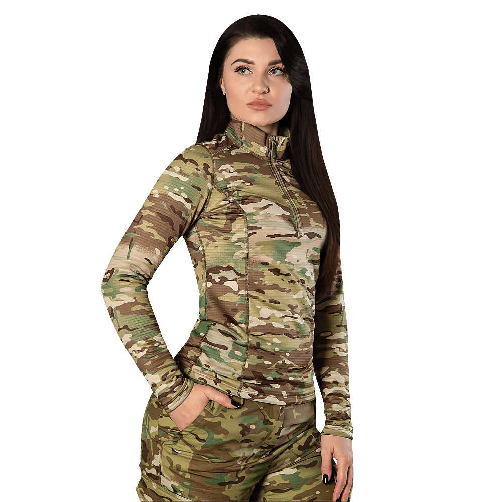 Термокофта тактична жіноча Pani Hawk Polarheat QS Multicam, фото 1