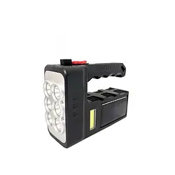 Ліхтарик акумуляторний ручний HX-6 із сонячною панеллю