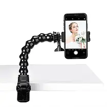 Тримач для телефона U-select Clamp Phone Mount with Adjustable Gooseneck UV-2997 MP-4 Black, фото 5