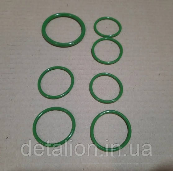 Ремкомплект системи охолодження КАМАЗ (РТИ, зелений, 3поз) 740-1303000-10. DK-1453, фото 1