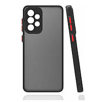 Чохол матовий для Samsung Galaxy A32 - Goospery Matte Case, Чорний (Камера закрита)