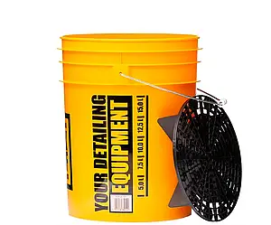 Відро з брудоуловлювачем для миття автомобіля Work Stuff Detailing Bucket Yellow & Separator