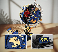 Конструктор навчальний Глобус і мапа світу з 1455 деталей