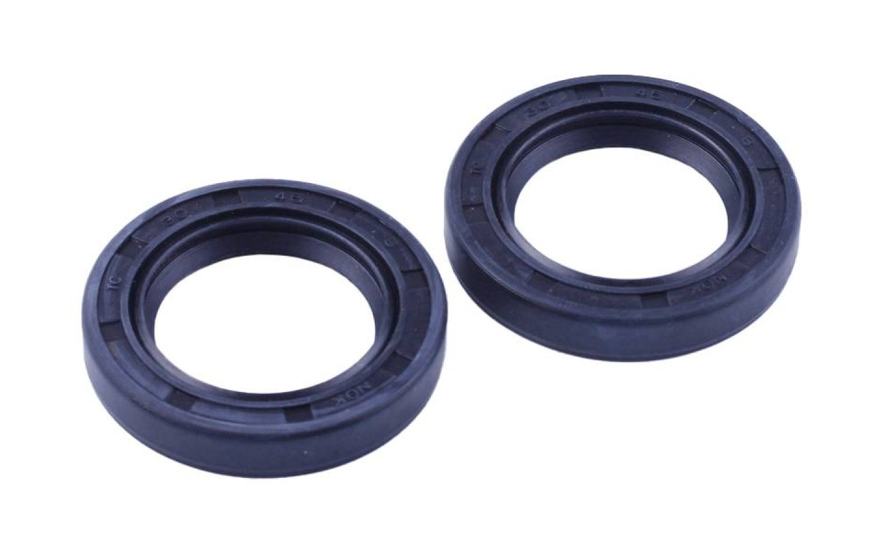 Сальники колінвалу 30*46*8, к-т 2 шт. - 177F, фото 1