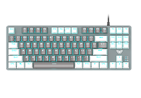 Клавіатура Aula F3287 Blue Switch White/Grey (6948391240688)