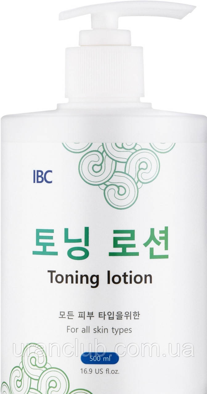IBC Toning lotion Тонізуючий Лосьйон для всіх типів шкіри 500 мл салонів краси, макіяжу, професійної косметики