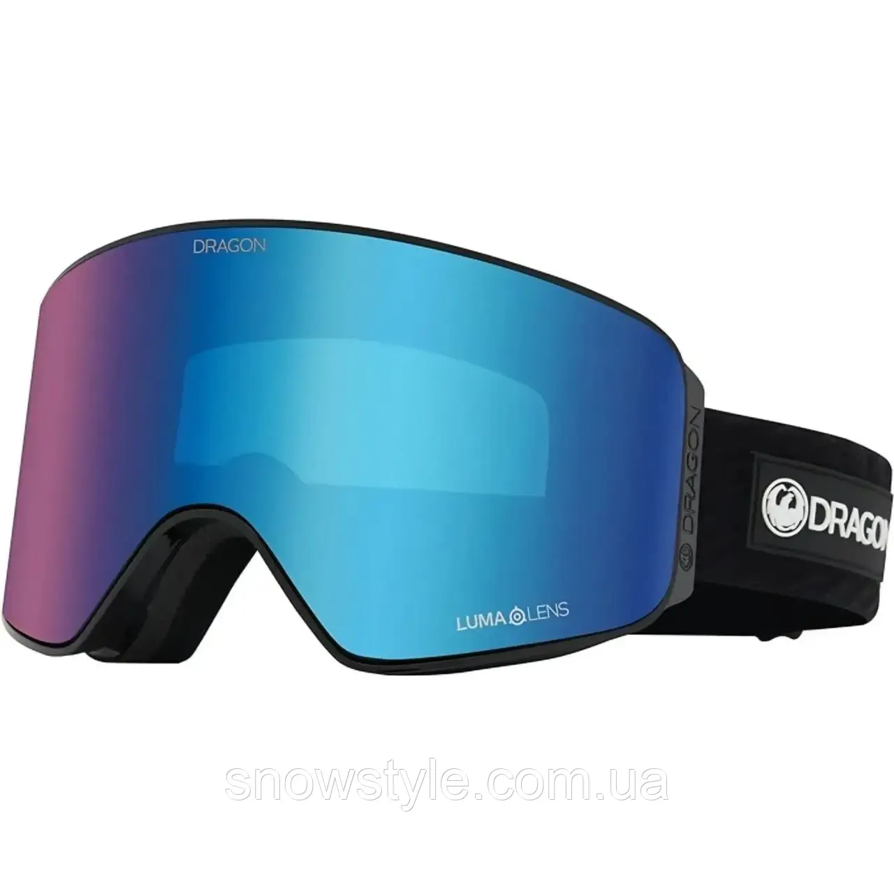 Гірськолижна маска Dragon NFX MAG Icon Blue 2 лінзи Lumalens Blue Ionized / Lumalens Amber