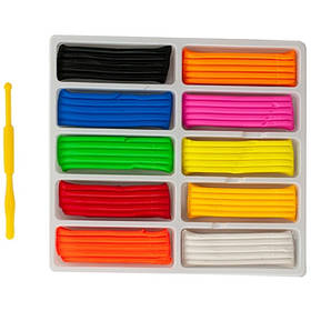 Пластилін 10 кольорів №8044 3-118 (24317)