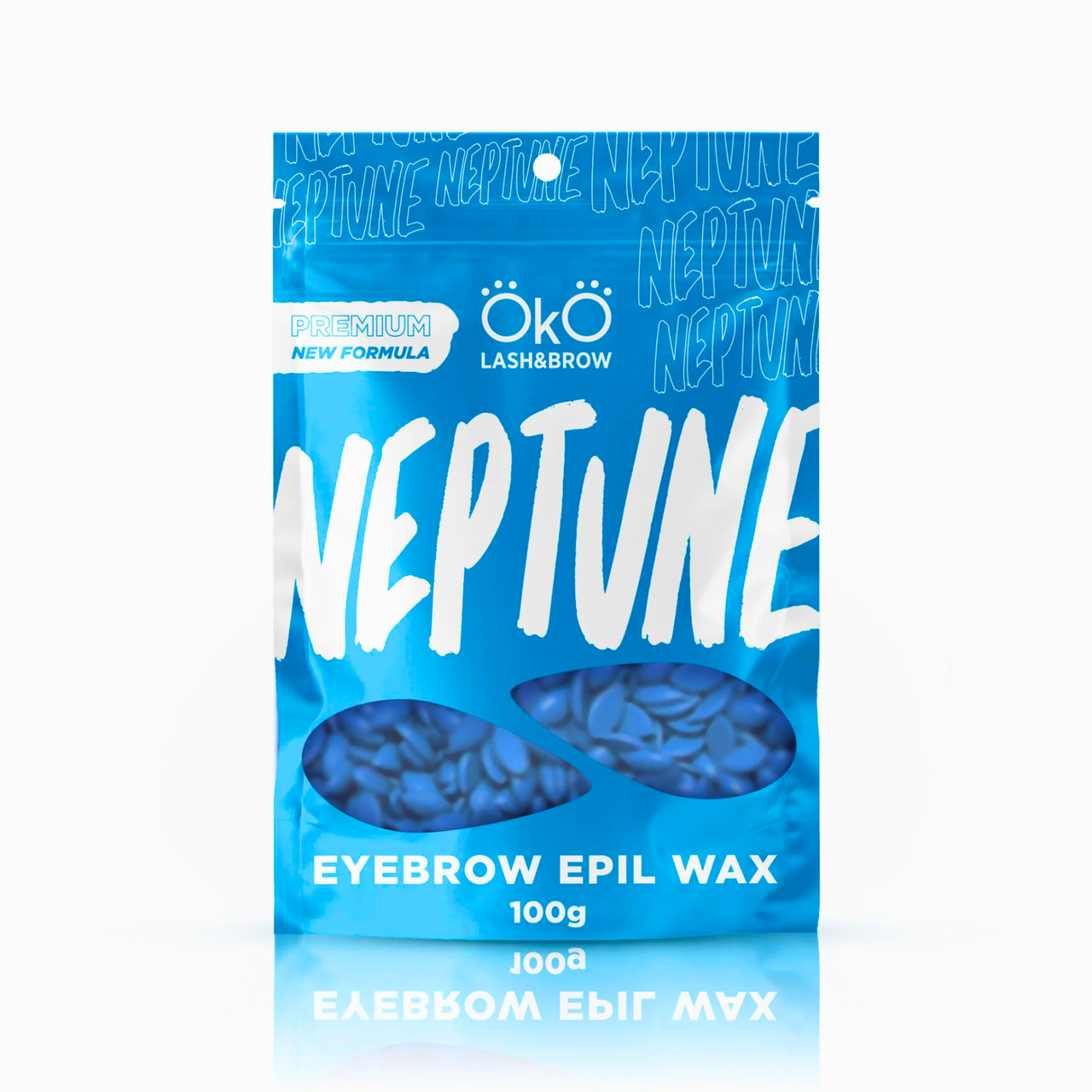 Плівковий віск для депіляції обличчя в гранулах | OKO Lash&Brow | Neptune | 100 г