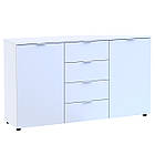 Комод у спальню Doros Рон 5 140х38х81 см Білий (DRS-011300)