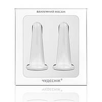 Вакуумні банки для масажу обличчя, Чудо банки 2 шт./пач., банки масажні для обличчя | вакуумни банки