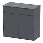 Комод у вітальню Doros Рон 2 80х38х100 см Графіт (DRS-011295)