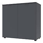 Комод у вітальню Doros Рон 3 80х38х81 см Графіт (DRS-011297)