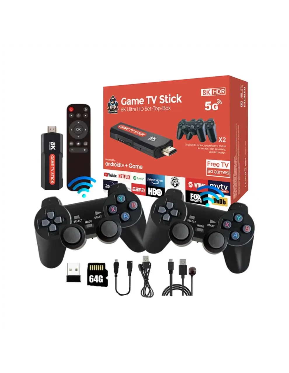 Ігрова приставка Game TV Stick 8k Ultra HD Set-Top-Box