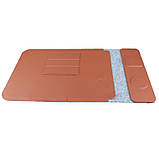 Підставка-чохол для ноутбуку STAND JD-S101 з БЗП 4in1 15W (13-14'') Brown, фото 3