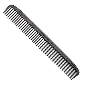 Гребінець для волосся Leader Carbon Create 977 Soot Black (сажа), L=215 мм