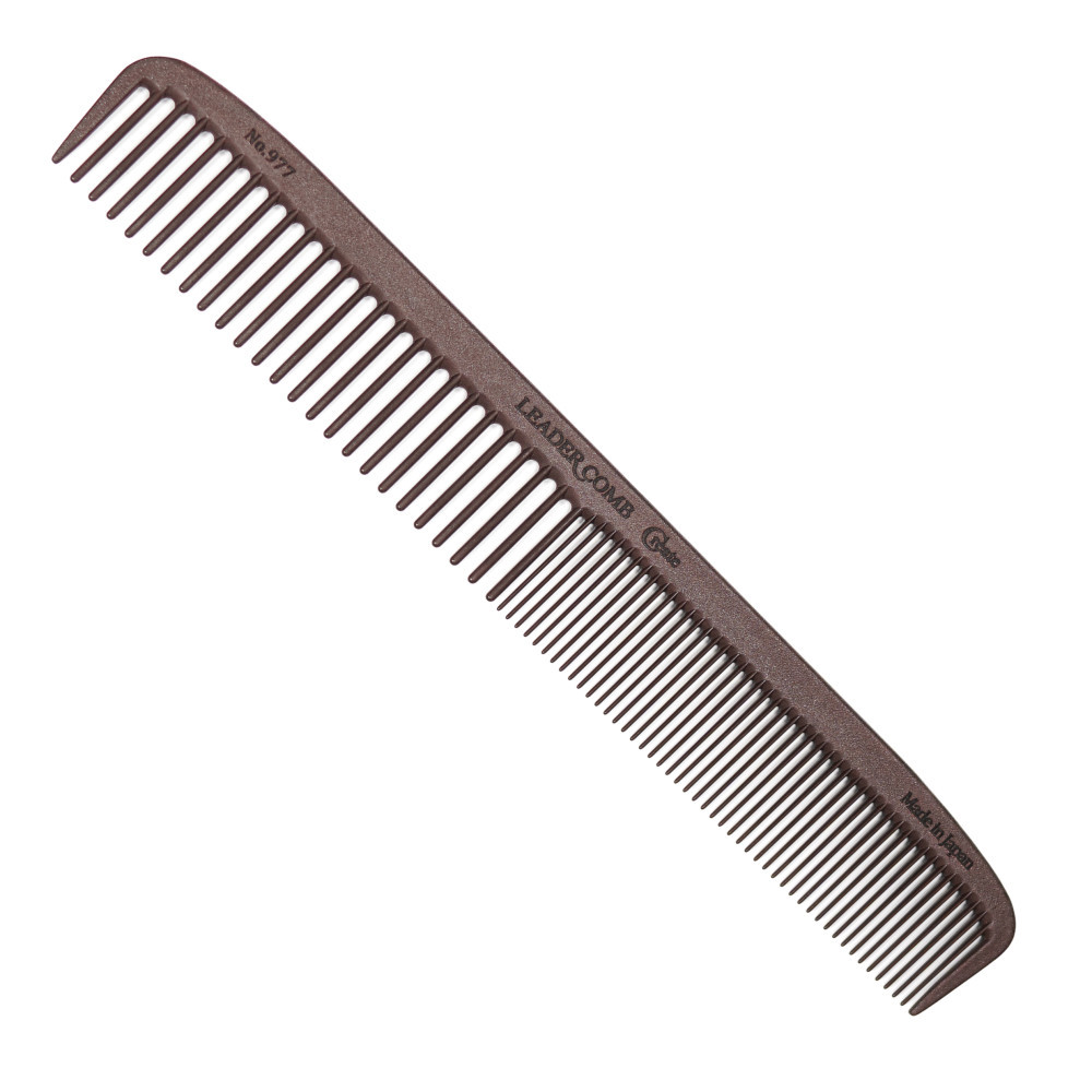 Гребінець для волосся Leader Carbon Create 977 Chocolate, L=215 мм, фото 1