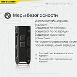 Ручний ліхтарик-брелок Nitecore TIP SE Type-C 700лм (4 режими) Сірий, фото 11