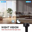Міні IP-камера DIY 1080P з підтримкою Wi Fi, акумулятором. V380 Pro, фото 7