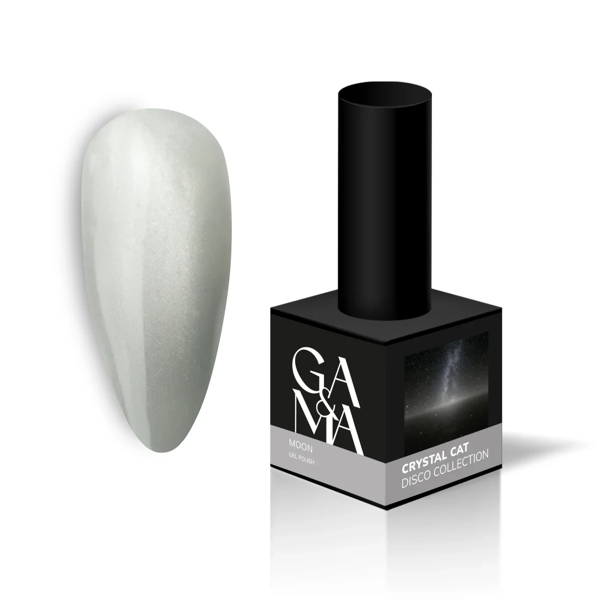 Gama Crystal Cat Moon — гель-лак котяче око, 10 мл, фото 1