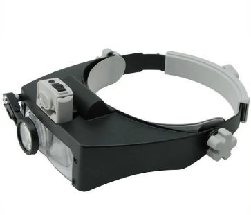 Бінокулярні окуляри з LED-підсвіткою MG81007 (RD), 3 змінні лінзи (1.0X, 3.0X, 8.0X), фото 1