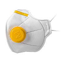 Респіратор з клапаном МІКРОН FFP2 (жовтий) (77-204-10)