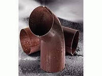 Коліно труби водостічної системи Budmat Flamingo 125/90