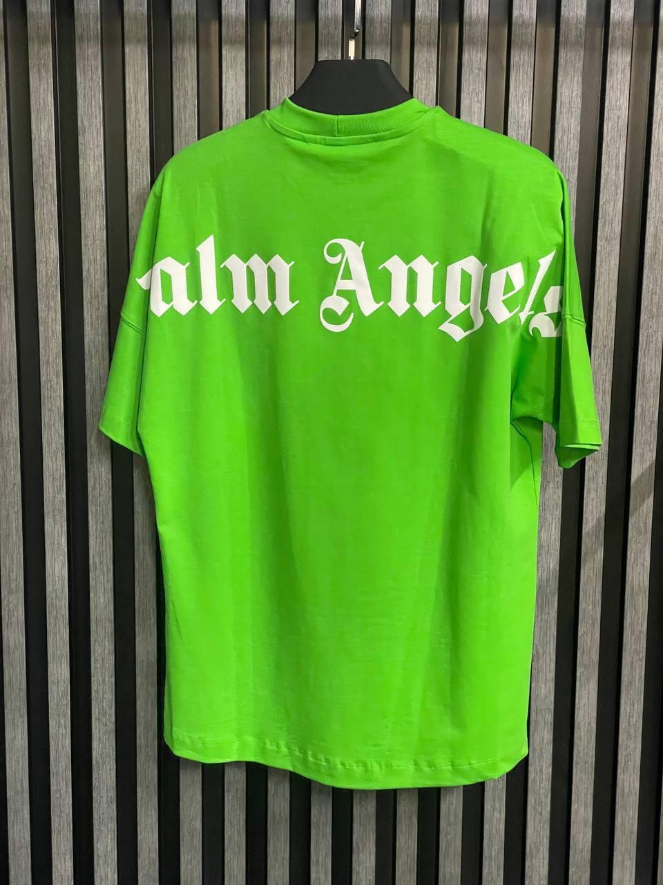 Чоловіча футболка PALM ANGELS D12417 салатова