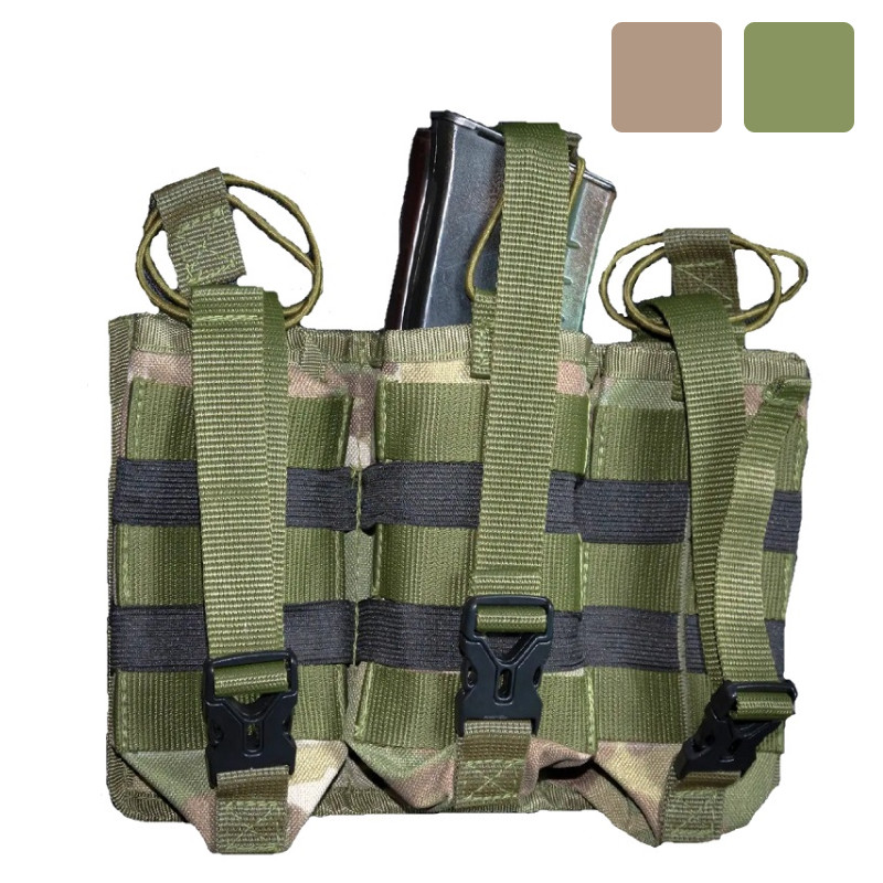 Підсумок Kirasa под 6 магазинов АК рожков кордура MOLLE B_2442, фото 1