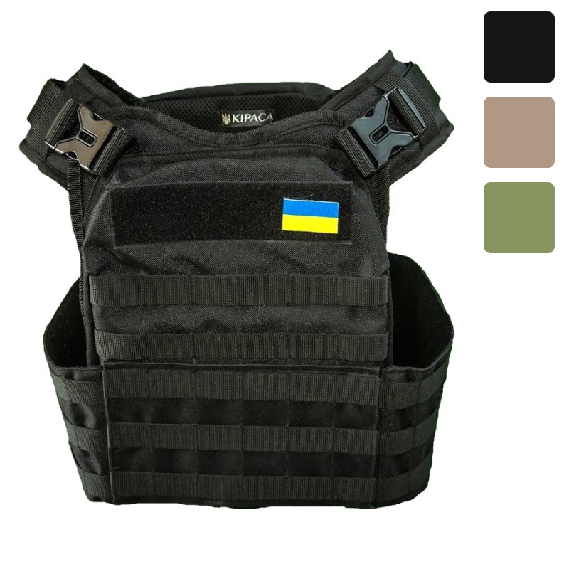 Плитоноска Kirasa тактична кордура система кріплення MOLLE B_2443, фото 1