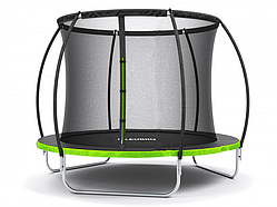Батут дитячий LEOBRO Pro GREEN 252 см 8FT із внутрішньою захисною сіткою B_2445